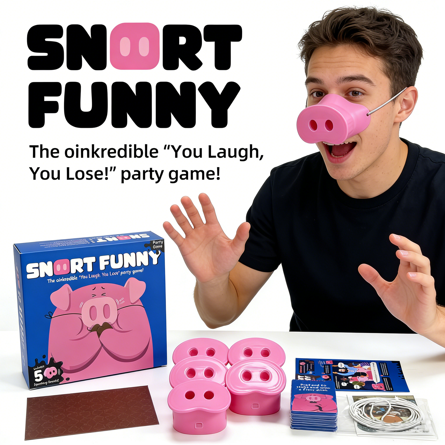 Juego de Rompecabezas y Puzzle de Nariz de Cerdito 7 Razones por las que este adorable juego de rompecabezas de nariz de cerdito está acabando con las batallas de pantalla en hogares de todo el mundo-HS