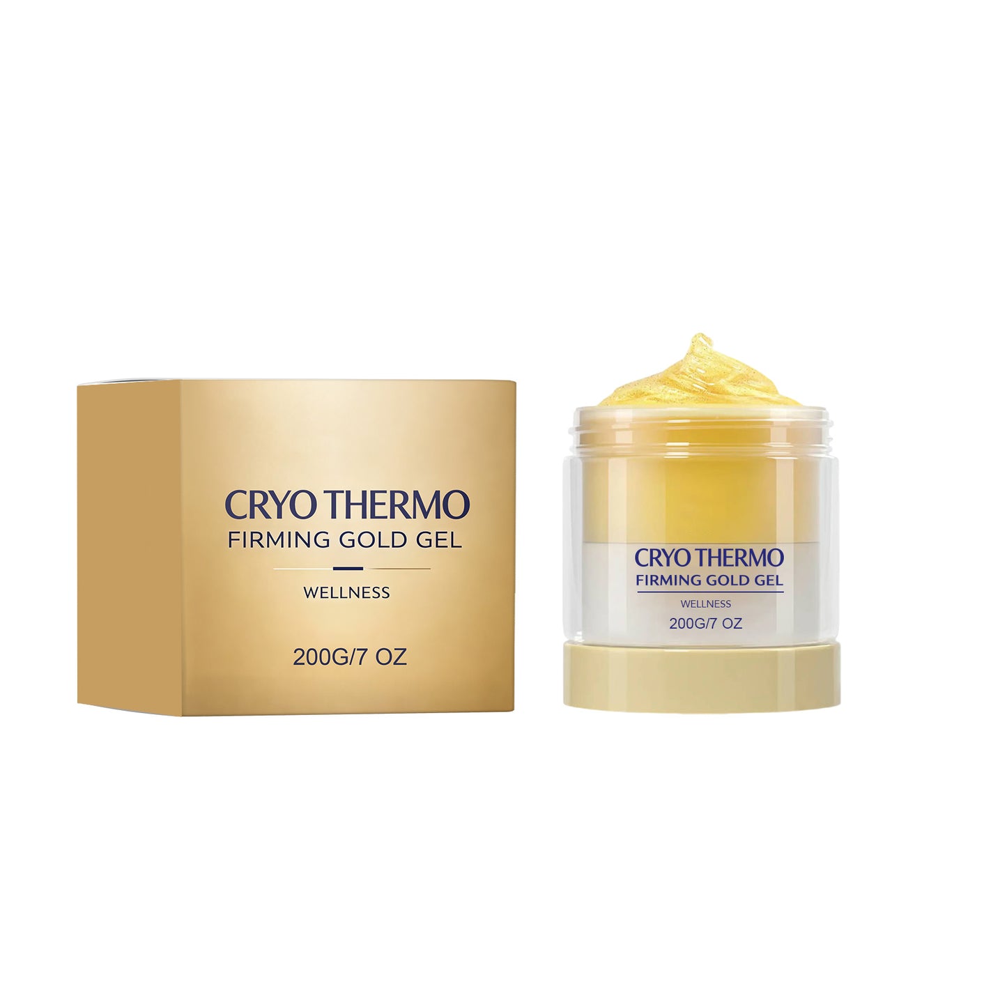 15-Day Fast-Acting Anti Cellulite Sculpting & Tightening Burn Gold Massage Cream | Cryo Thermo Firming Gold Gel for Belly Thigh But & Arm| WELLENESS,Refreshing Formula | Unisex Body Contouring Treatment for Men & Women |200 G-AJZ