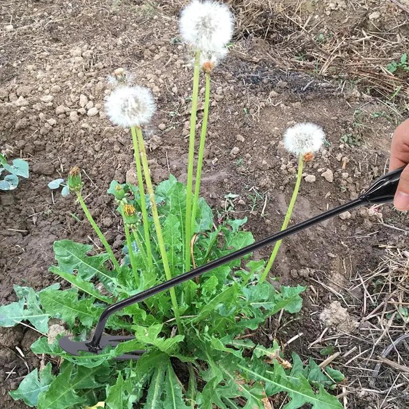 Multi-Function Weeding Tool — A new, durable gardening tool, this portable weeder pulls weeds out by the roots. Ideal for loosening soil-HS