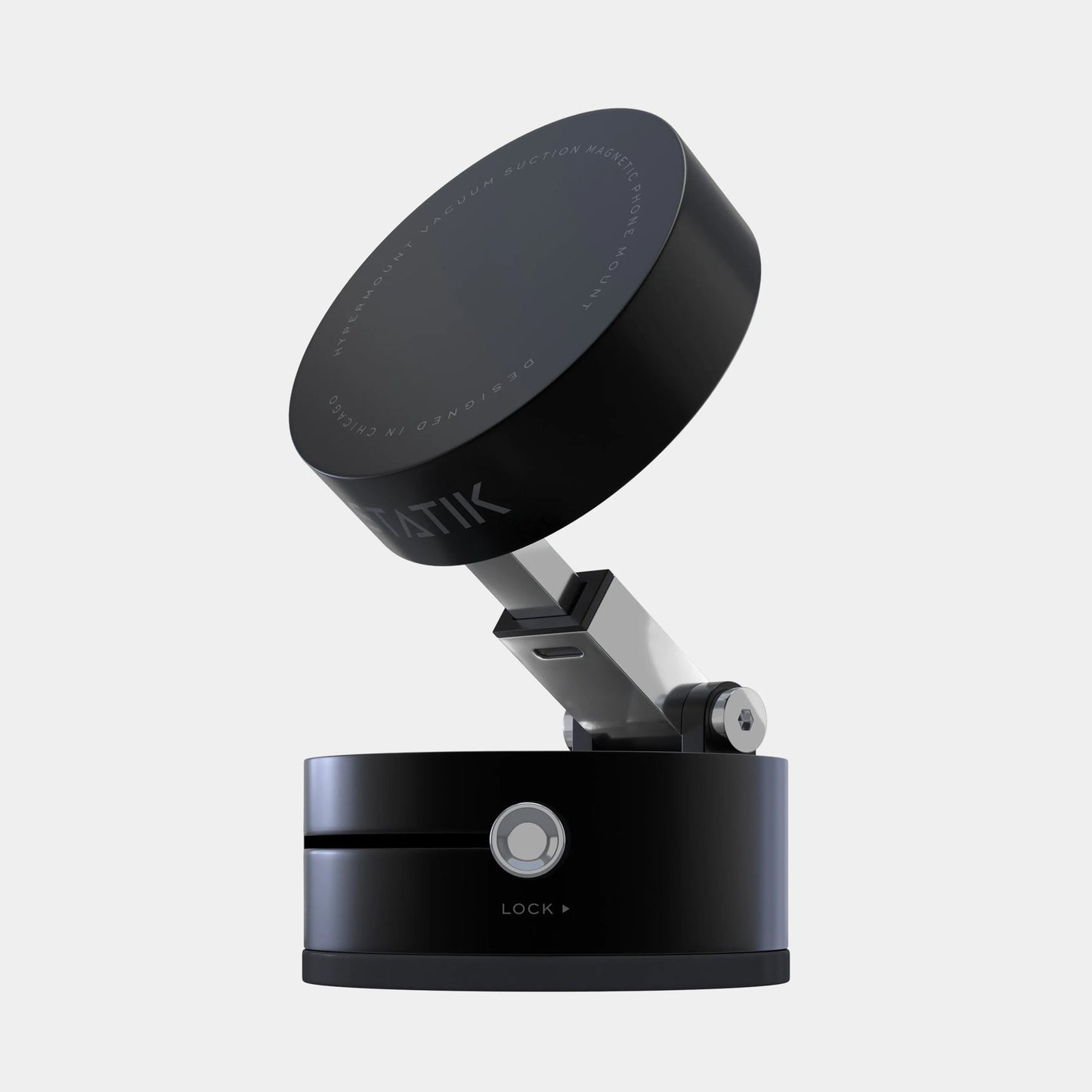 Soporte Magnético de Vacío | NanoSucción de 30 kg se adhiere a cualquier superficie | Soporte de teléfono MagSafe | Ajustable 360° | Nunca Bloquea las Rejillas de Ventilación | Pequeño Portátil iPhone Android-AJZ