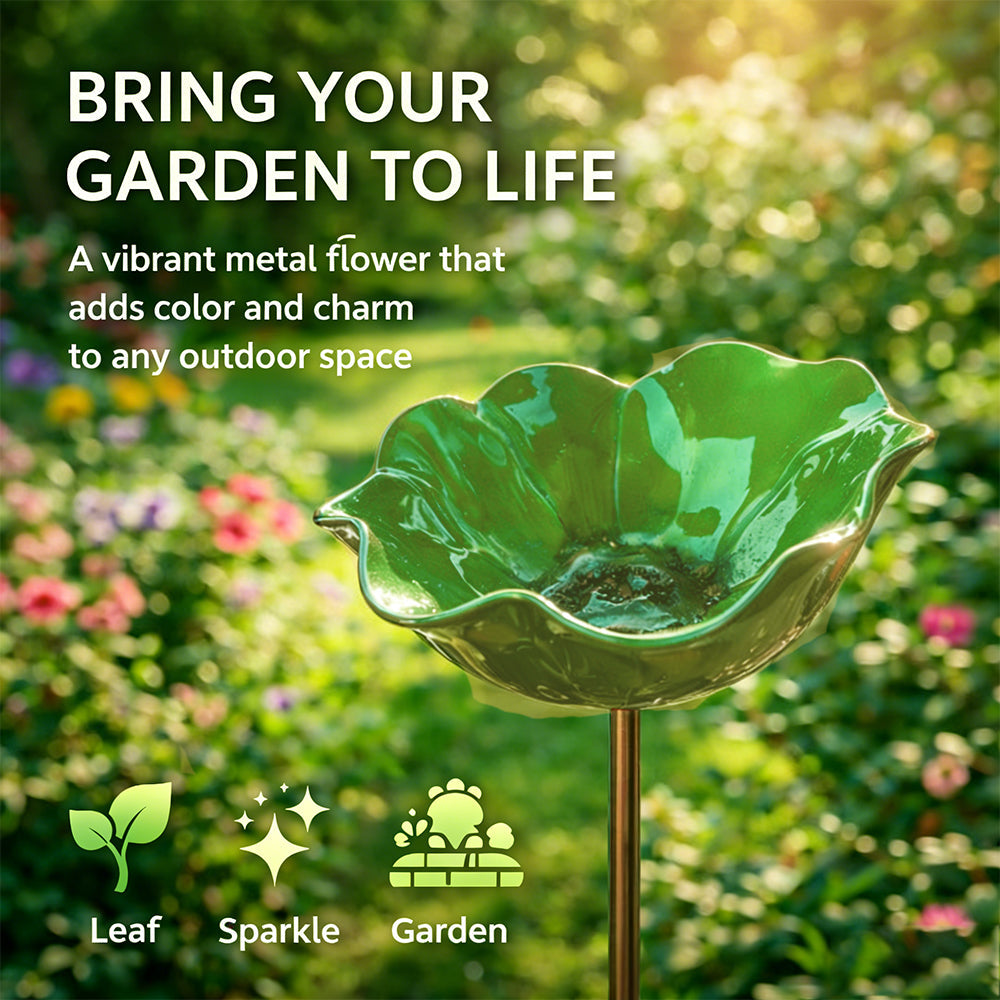 💖🎁2026 Mother's Day Gifts 50% Off--🎁Handmade Metal Flower Garden Stake🐦-HS