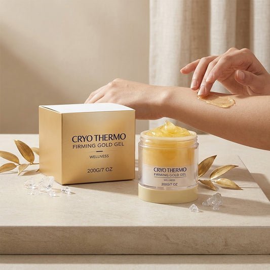 15-Day Fast-Acting Anti Cellulite Sculpting & Tightening Burn Gold Massage Cream | Cryo Thermo Firming Gold Gel for Belly Thigh But & Arm| WELLENESS，Refreshing Formula | Unisex Body Contouring Treatment for Men & Women |200 G-AJZ