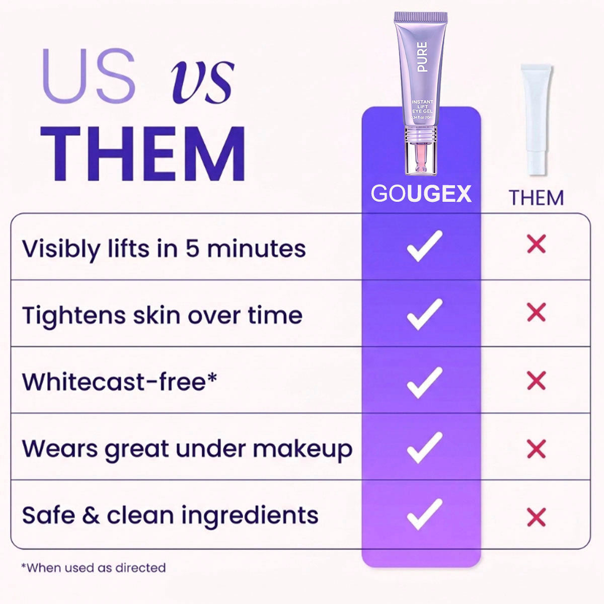Final 3 Hours: 60%OFF🔥 Instant Lift Eye Gel for Puffiness, Bags & Dark Circles-HS