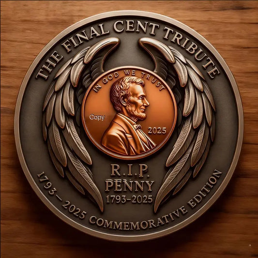 Historical Commemorative Coin, Final Tribute 1909 Last Minute Collectible Token, Usa Souvenir Gift for Collectors & Friends-HS