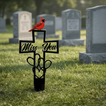 🐦LAST DAY 49% OFF -💖Metal Cemetery Memorial Plaque for Remembrance✝️-HS