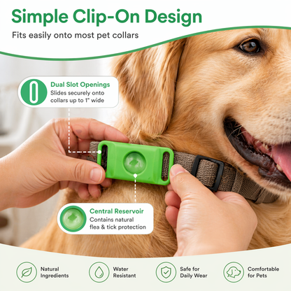 Natural Flea & Tick Repellent Collar for Cats & Dogs-HS