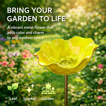 💖🎁2026 Mother's Day Gifts 50% Off--🎁Handmade Metal Flower Garden Stake🐦-HS