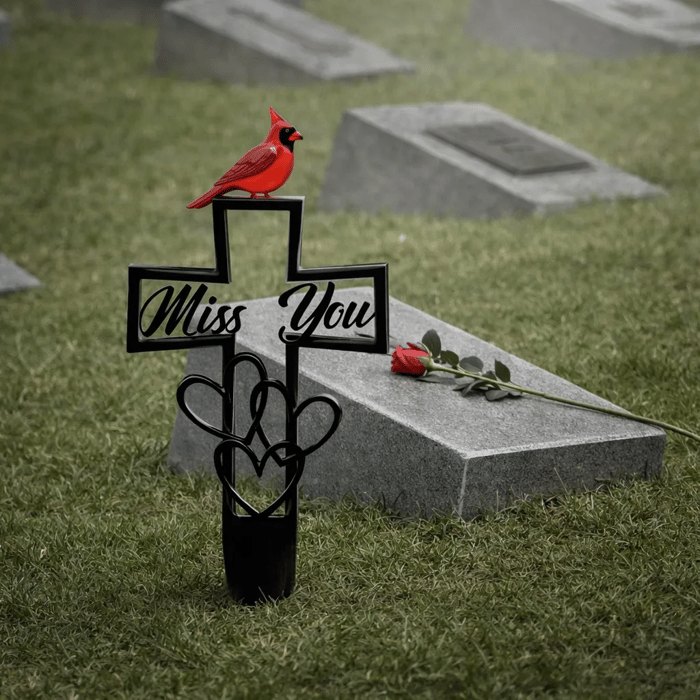 🐦LAST DAY 49% OFF -💖Metal Cemetery Memorial Plaque for Remembrance✝️-HS