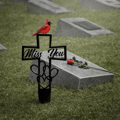 🐦LAST DAY 49% OFF -💖Metal Cemetery Memorial Plaque for Remembrance✝️-HS