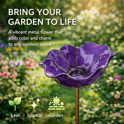 💖🎁2026 Mother's Day Gifts 50% Off--🎁Handmade Metal Flower Garden Stake🐦-HS