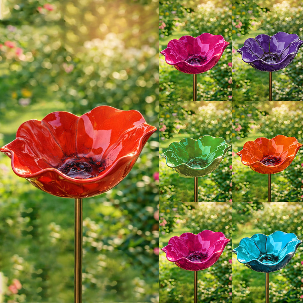 💖🎁2026 Mother's Day Gifts 50% Off--🎁Handmade Metal Flower Garden Stake🐦-HS
