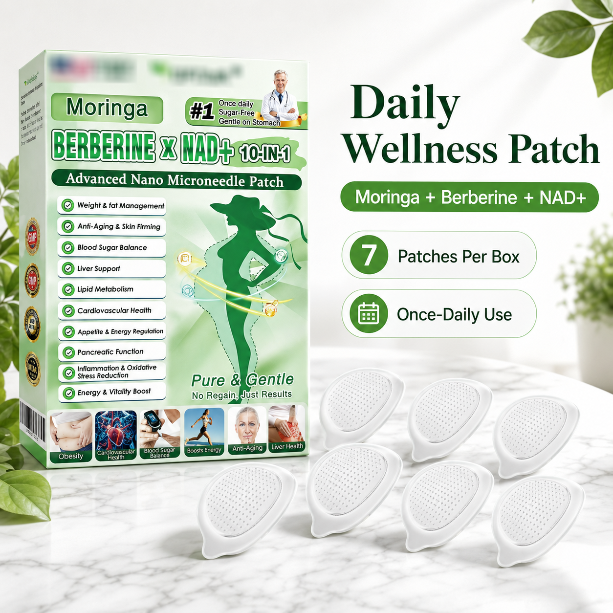 Daily Wellness Patch for Weight-Management Support-HS