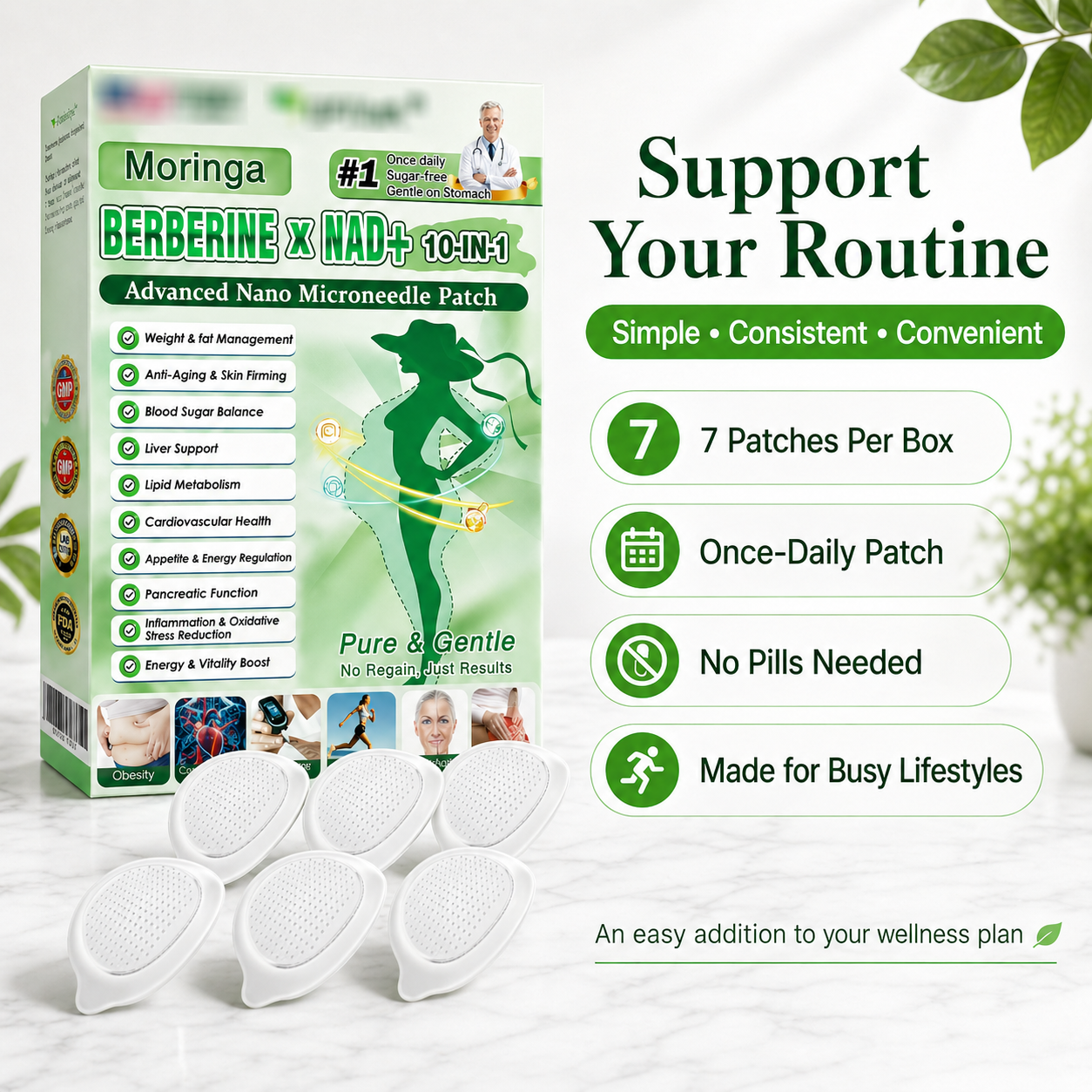 Daily Wellness Patch for Weight-Management Support-HS