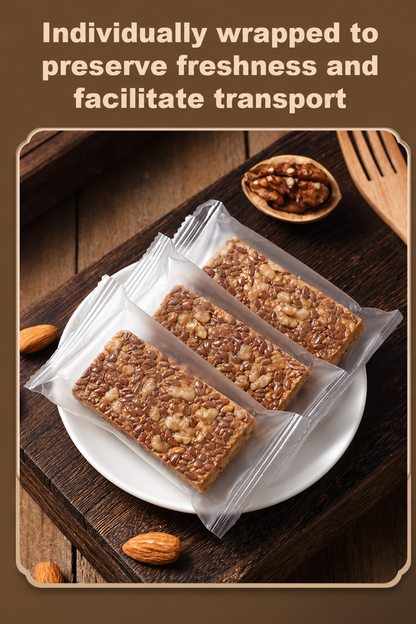 Sugar-Free Flaxseed Walnut Crisp, Premium Nut Pastry Snack 0 added preservatives-HS