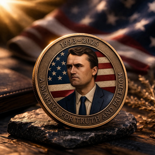 1993-2025 Martyr for Truth and Freedom | in Memory of Charlie Kirk - Limited Edition 40mm Metal Medals (Golden-1pc)-HS