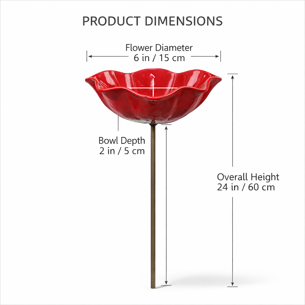 💖🎁2026 Mother's Day Gifts 50% Off--🎁Handmade Metal Flower Garden Stake🐦-HS