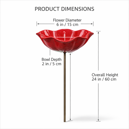 💖🎁2026 Mother's Day Gifts 50% Off--🎁Handmade Metal Flower Garden Stake🐦-HS