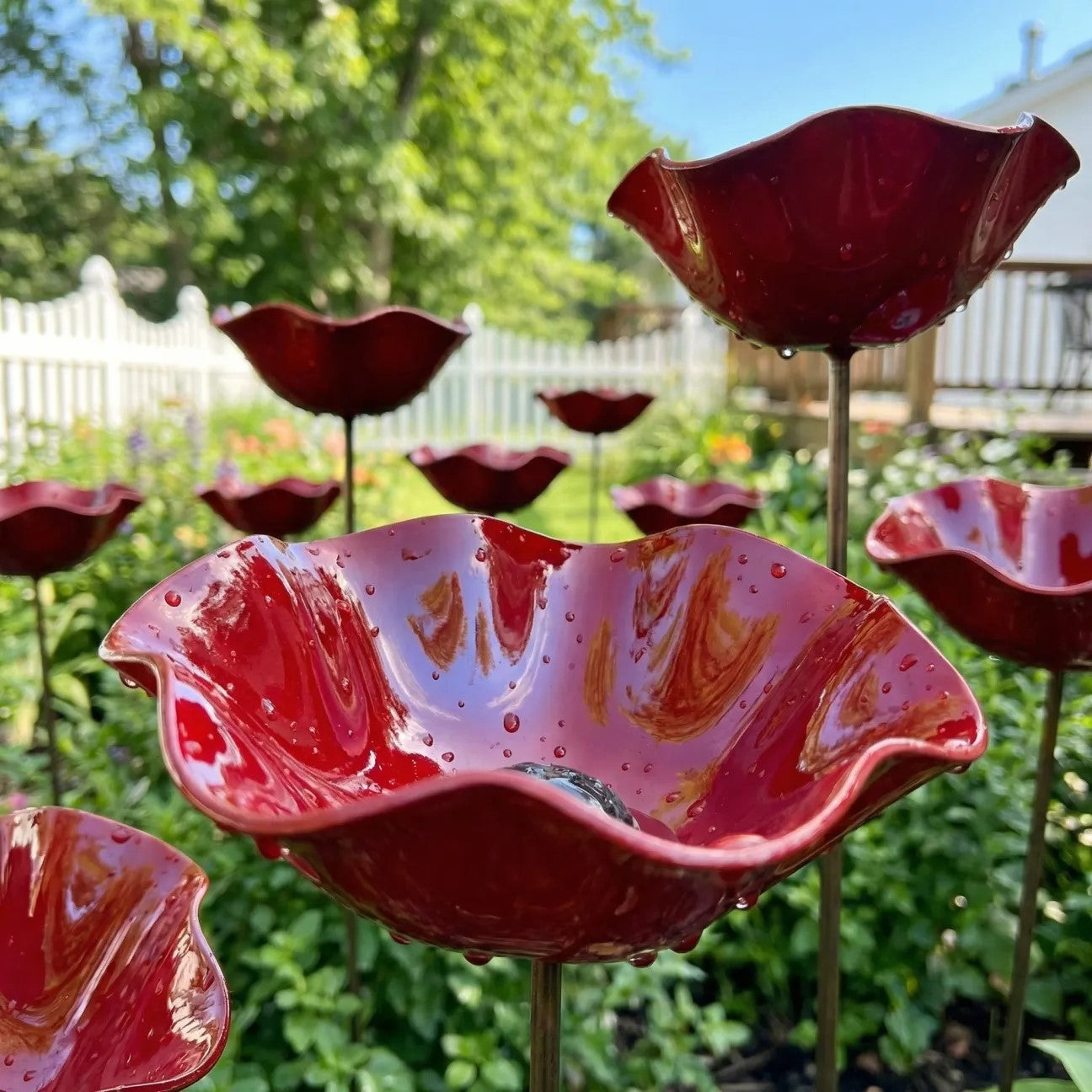 💖🎁2026 Mother's Day Gifts 50% Off--🎁Handmade Metal Flower Garden Stake🐦-HS