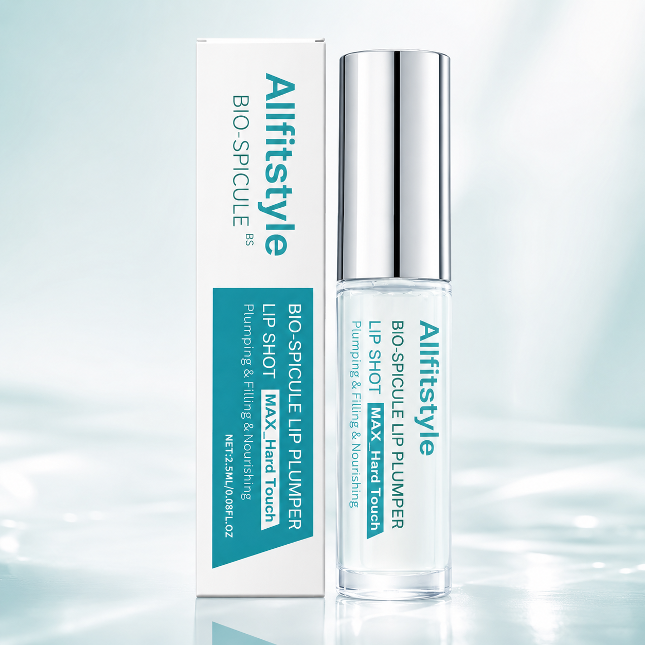 💋Bio-Spicule Lip Plumping Shot-Instant Volume Look • Glass Glow Finish • Nourishing Lip Care-HS