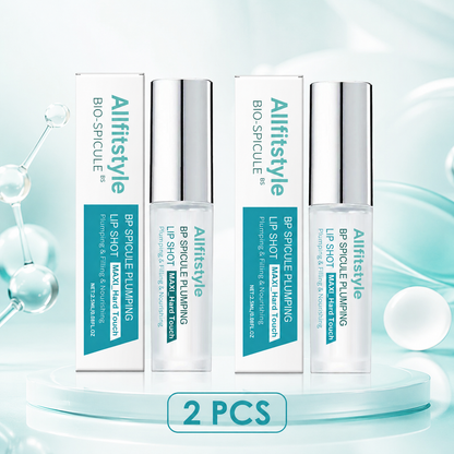 💋Bio-Spicule Lip Plumping Shot-Instant Volume Look • Glass Glow Finish • Nourishing Lip Care-HS